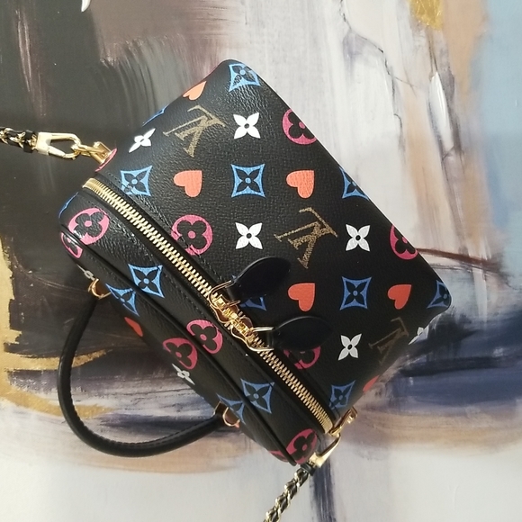 SOLD Louis Vuitton Black Game On Vanity Bag - Picture 2 of 12